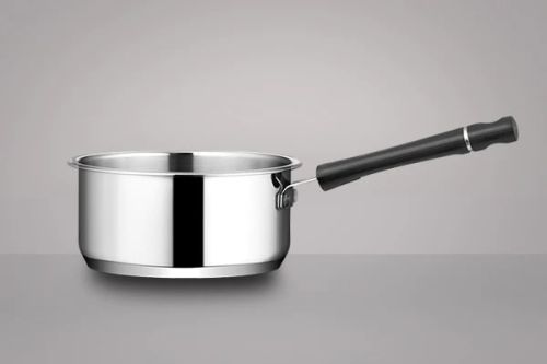 Kitchenovo Novo Saucepan, For Cooking, Color : Silver