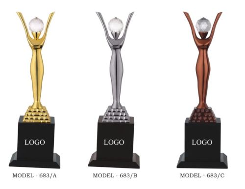 Square Polished White Metal Corporate Award 683, Packaging Type : Box Packing With Master Carton