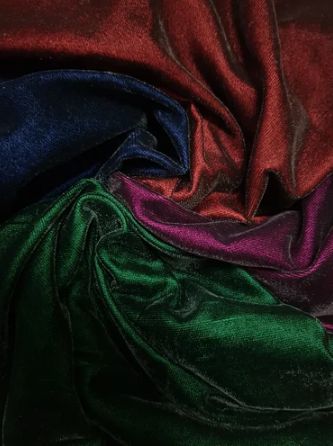 9000 Micro Velvet Fabric, For Garments, Pattern : Plain