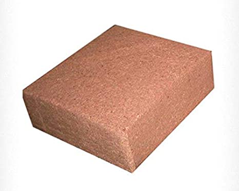 Rectangular Low EC Coir Pith Block, For Agriculture, Color : Brown