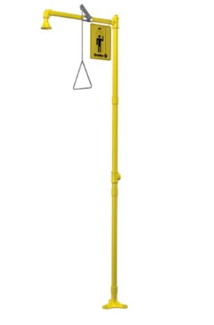 Cylinderical Gi Stainless Steel Emergency Safety Shower