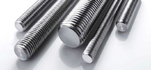 Stainless Steel Fully Threaded Stud, For Industrial Use, Color : Silver