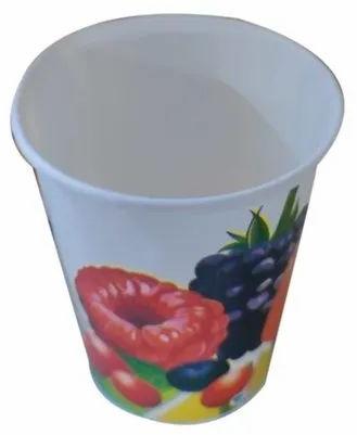 Eco Friendly Disposable Paper Glass, Color : White