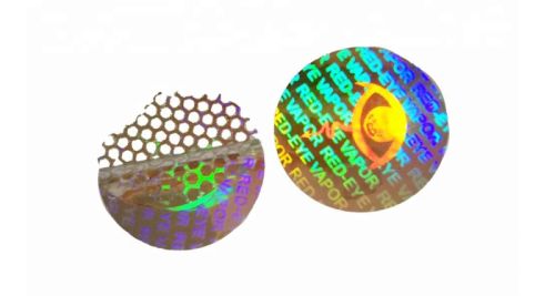 Honey Comb Pattern Tamper Evident Holograms