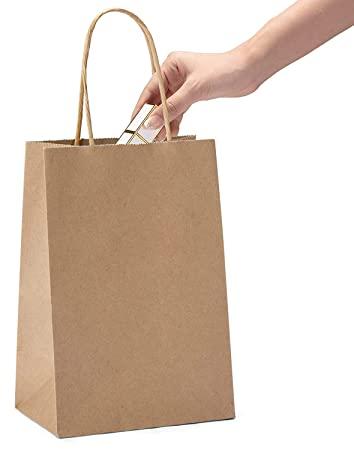 Twisted Kraft Paper Bags, For Shopping, Size : Custom