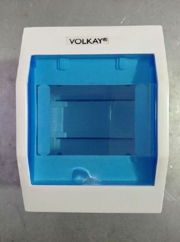 4 Pole Plastic MCB Enclosure With Protective Flap