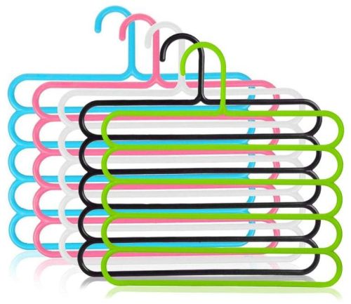 Plain Plastic 5 Layer Hanger, Style : Modern