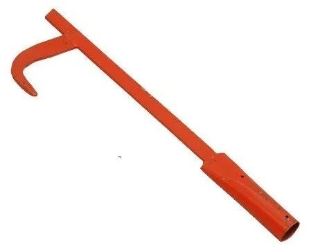 Red Color Coated Plain Metal FIRE HOOK, For Industrial Use