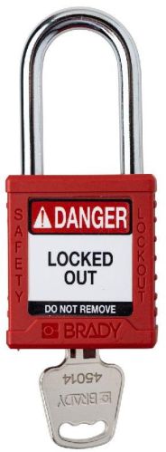 Red Square Plain Metal LOCKOUT PADLOCK, For Almirah, Door, Drawer, Certification : ISI Certified