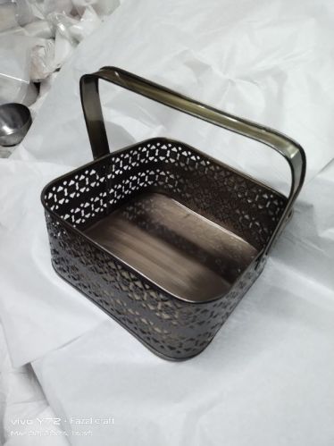 Coated Iron Decorative Fruit Basket, Feature : Multiple Use