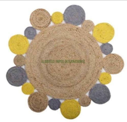 MI-BR-2015-2279 Jute Rugs, For Restaurant, Office, Hotel, Home, Bathroom, Technics : Hand Made