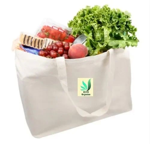 Plain Vegetable Leno Bags, Color : White