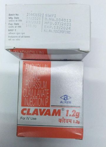 Clavam Amoxicillin Clavulanic Acid Injection, Grade : Medicine Grade