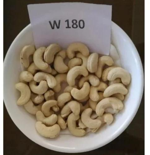Plain w180 Cashew Nuts, Moisture : 2%, Packaging Type : White