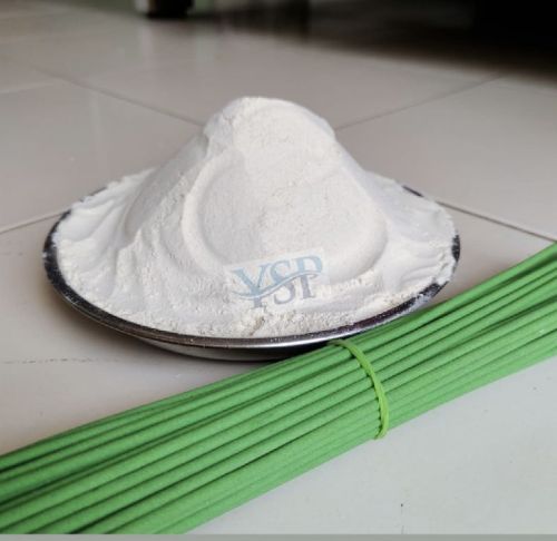 White 100MESH RUBBER WOOD POWDER, For Making Agarbatti, Packaging Size : 30kg