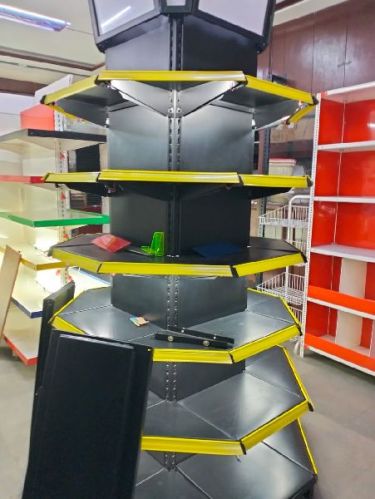 Silver Polished Steel Racks