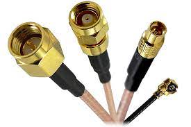 Black Brass RF Cable Assembly