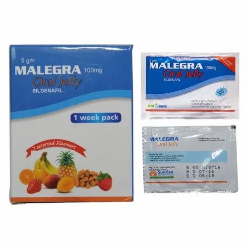 Malegra Oral Jelly, Packaging Type : Pouch