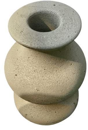 Stone Light Weight Long Vase, For Rust Proof, High Resistant, Good Quality, Durable, Attractive Designs