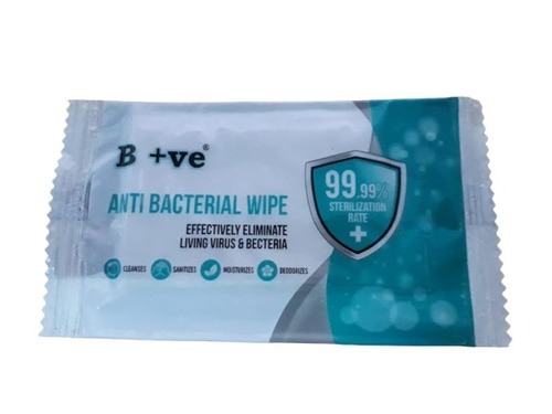 Rectangular Non-woven Wet Wipes, For Cleaning, Packaging Type : Plastic Packet