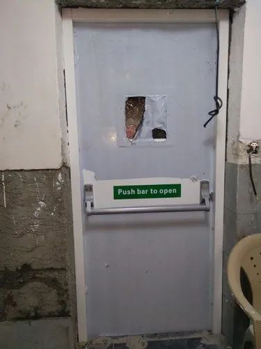 Galvanized Iron Fire Rated Exit Door