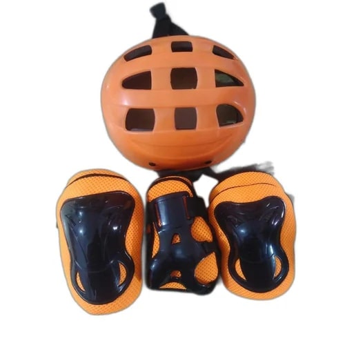 PVC Large Skating Protective Set, Color : Orange Black