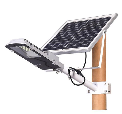 High Intensity Discharge Ceramic Copper Chrome Finish Solar LED Street Light For Road, Garden, Hotel