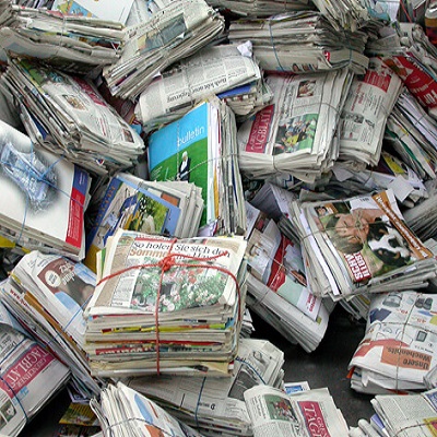 Waste Newspaper Scrap For Personal Use, Recyling