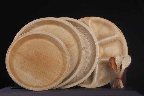 Round Areca Plates, Size : 4inch To 12 Inch