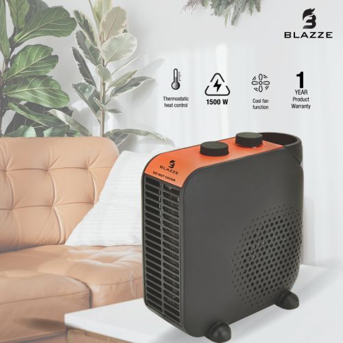 Blazze Fan Heater, For Indoor, Voltage : 220V