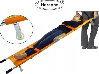 Wheel Manual Aluminium Harsons 18 Stretcher (foldable), For Clinic, Hospital, Certification : Ce Certified
