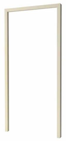 Rectangular White WPC Solid Door Frame