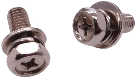 Sems Screws M4, Length : 12mm, Packaging Type : Black