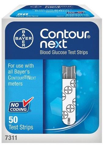 Bayer Contour Next Blood Glucose Test Strips