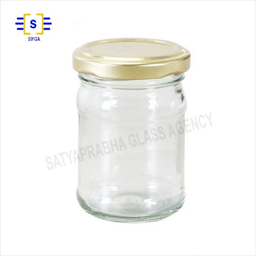 125 Ml Glass Round Lug Jars, For Food Storage, Pickle Storage, Spices Storage, Feature : Elegant Design