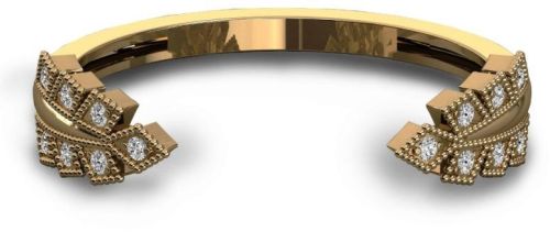 Diamond Ring With IGI Certification For Women's Solid Gold Daily Wear