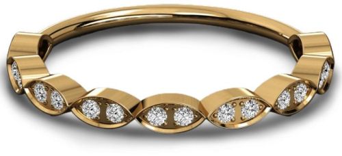 Gold Polished Natural Diamonds Girls Ring, Gender : Female