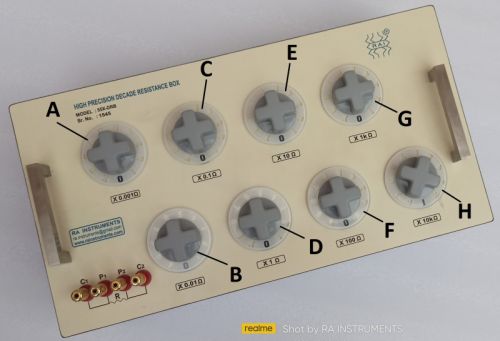 High Precision Decade Resistance Box, For Electronic Use
