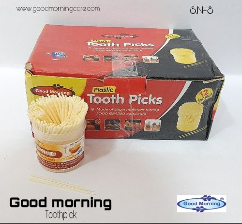 Plastic Tooth Pick, For Toothpick Holding, Feature : Eco-Friendly, Good Strength