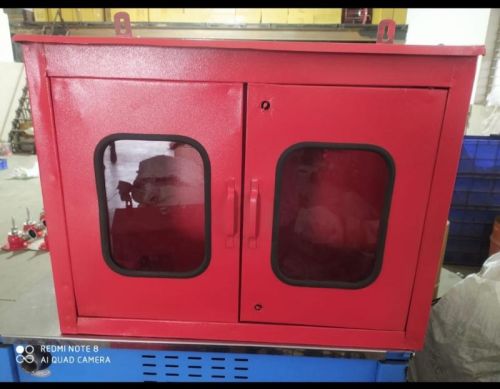 Single Door Hose Box, For Fire Safety, Sizes : 500*500*200