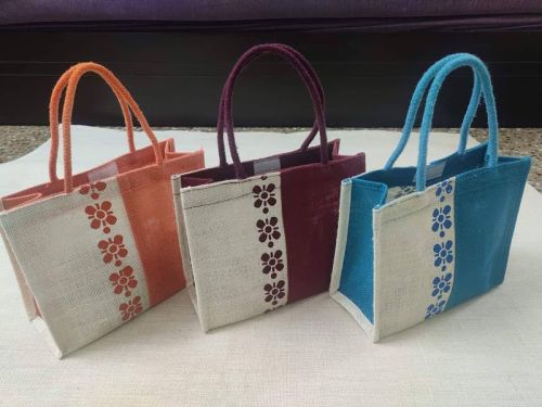 Jute Bag, For Good Quality, Easily Washable, Attractive Pattern, Technics : Machine Made