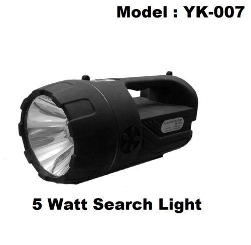 ABS Plastic LED Search Light, For Industrial, Color : Black