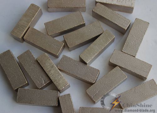 Silver Polished Stone Diamond Segment, For Cutting, Feature : Long Lifespan, Sharpness, Stable