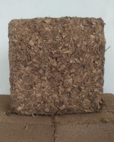 Cocochips And Cocopeat Mix Block, For Growers, Block Size : 30x30x12cm