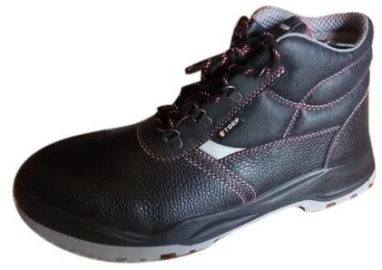 Leather Safety Shoes, Color : Black