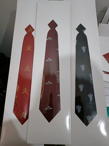 Stripped Logo Ties, Technics : Attractive Pattern