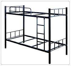 Rectangular Polished Steel Bunk Bed, For Hotel, Home, Bedroom, Length : 76 Inches