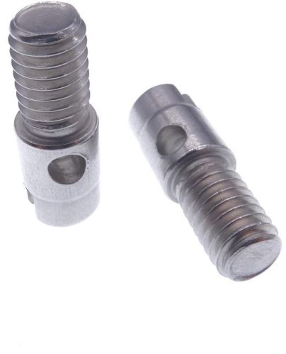 Stainless Steel Polished Stove Shaft Set Bolt 0-15mm, M6x19.5mm