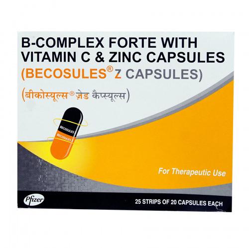 Becosules Z Capsule, Shelf Life : 2 Year