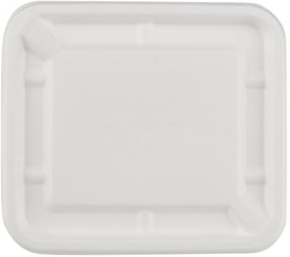 1000 Pieces Biodegradable Hinged 25 Oz Rectangular Container Lid